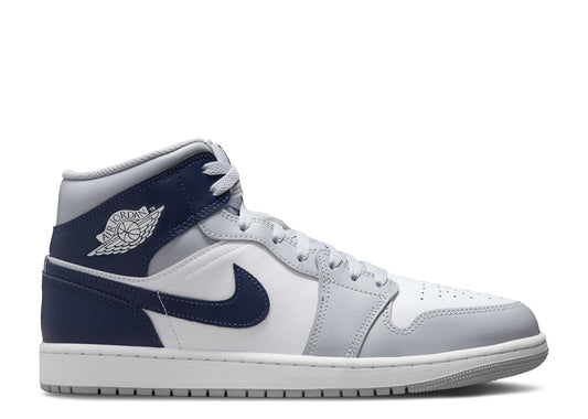 Air Jordan 1 Mid Wolf Grey Midnight Navy