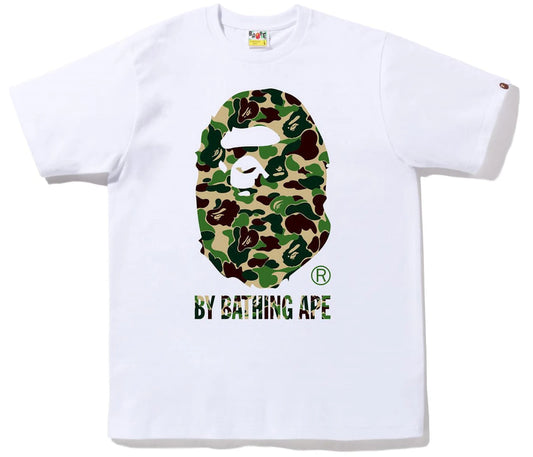 BAPE ABC Camo By Bathing Ape Tee White Green