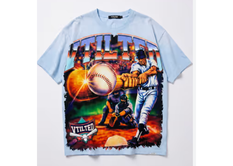 V Tilted Homerun Tee