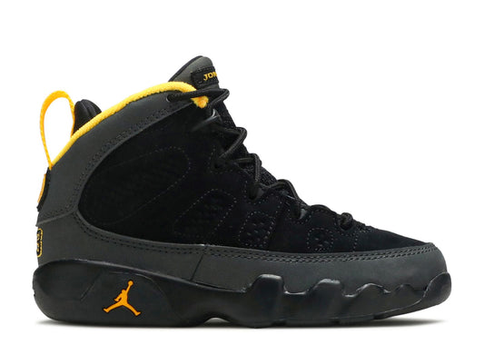 Air Jordan 9 Retro PS Dark Charcoal University Gold