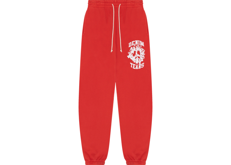 Denim Tears University Sweatpants Red