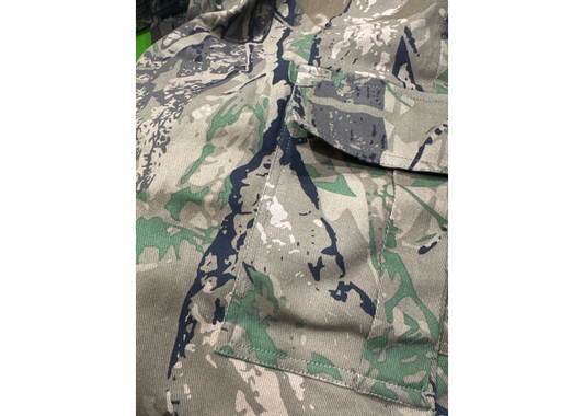 Flare Twill Pants Muddy Camo