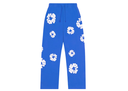 Denim Tears Cotton Wreath Baggy Sweatpants Blue