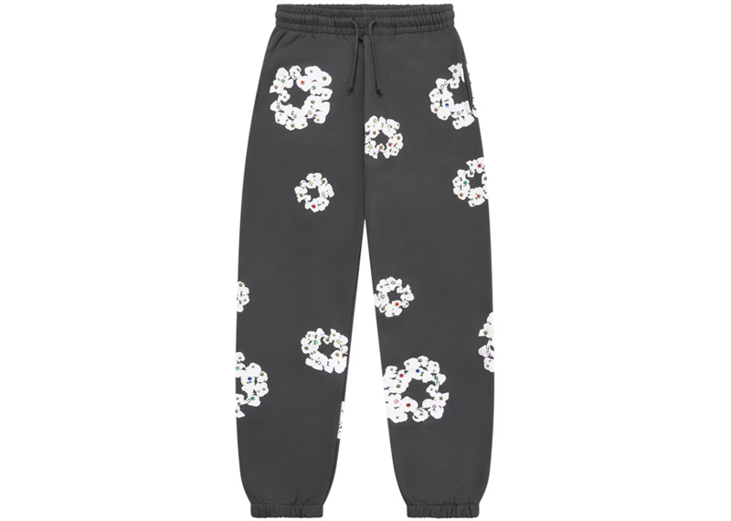 Denim Tears Rhinestone Cotton Wreath Sweatpants