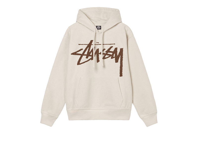 Stussy Big Stock Hoode Putty