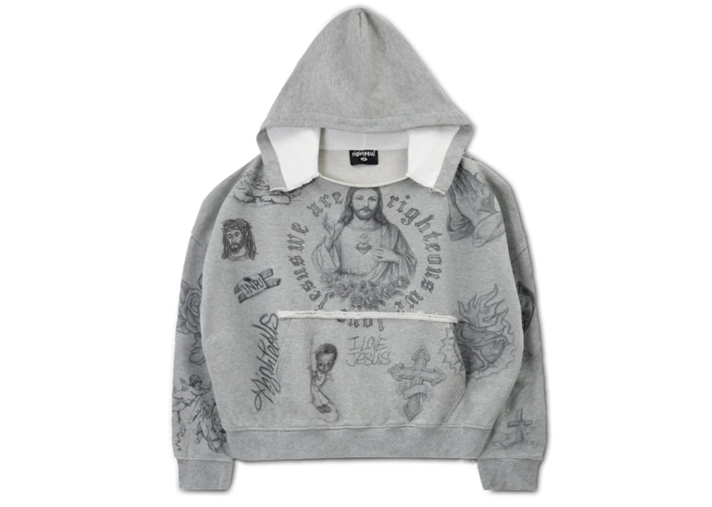 Righteous Distressed Hoodie Gods Favorite