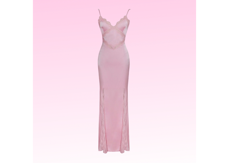 Valentine Fine Lace Maxi Dress