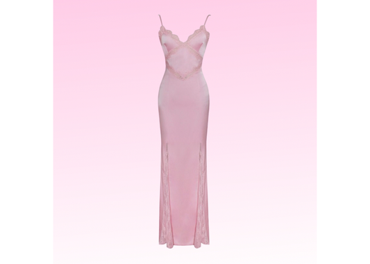 Valentine Fine Lace Maxi Dress