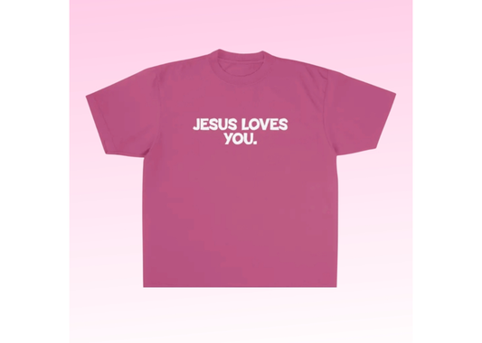 JLY Good News Tee - Berry
