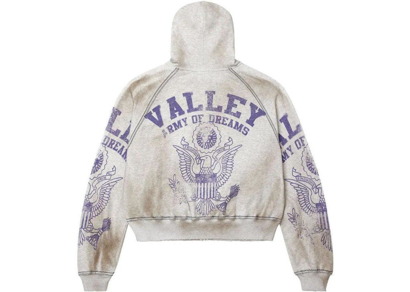 Vale Forever Army Zip Up Grey