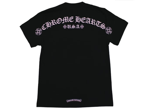 Chrome Hearts Matty Boy Logo Tee Black/Pink
