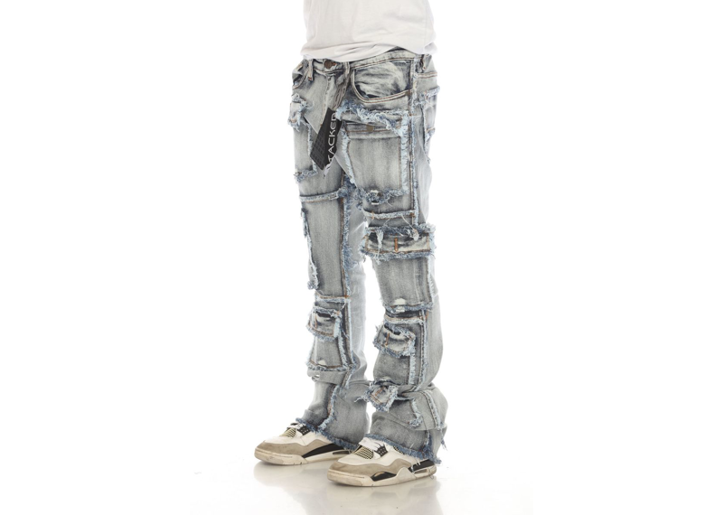 7 Pkt Light Washed Denim Pant