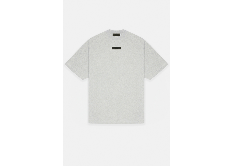ESSENTIALS FEAR OF GOD CREWNECK TEE Light Heather