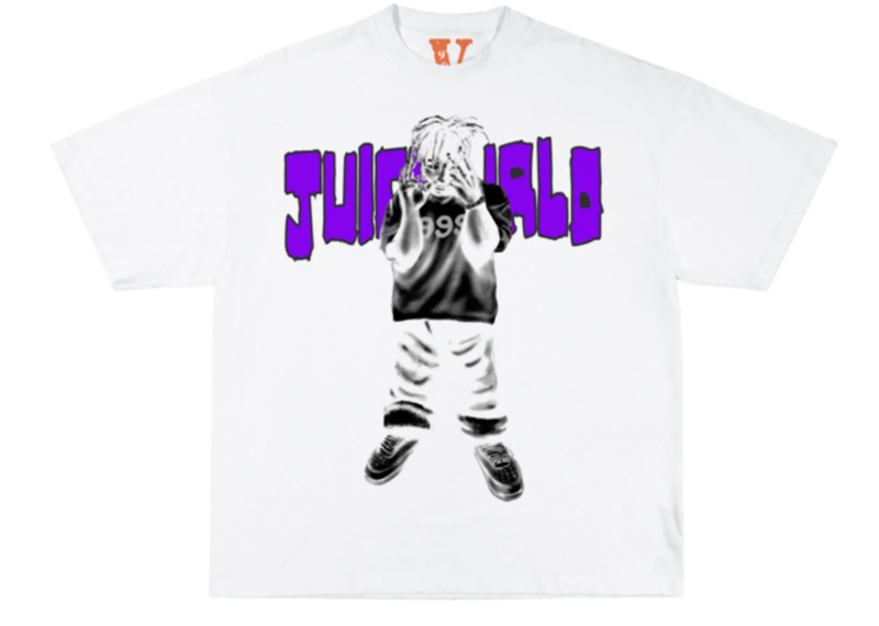 Juice Wrld x Vlone Man of the Year Tee White