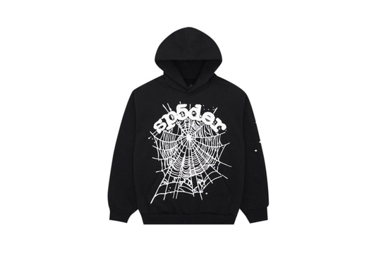 Sp5der OG Web Hoodie Black