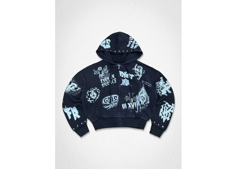 Gods Favorite Doodles Zip Up