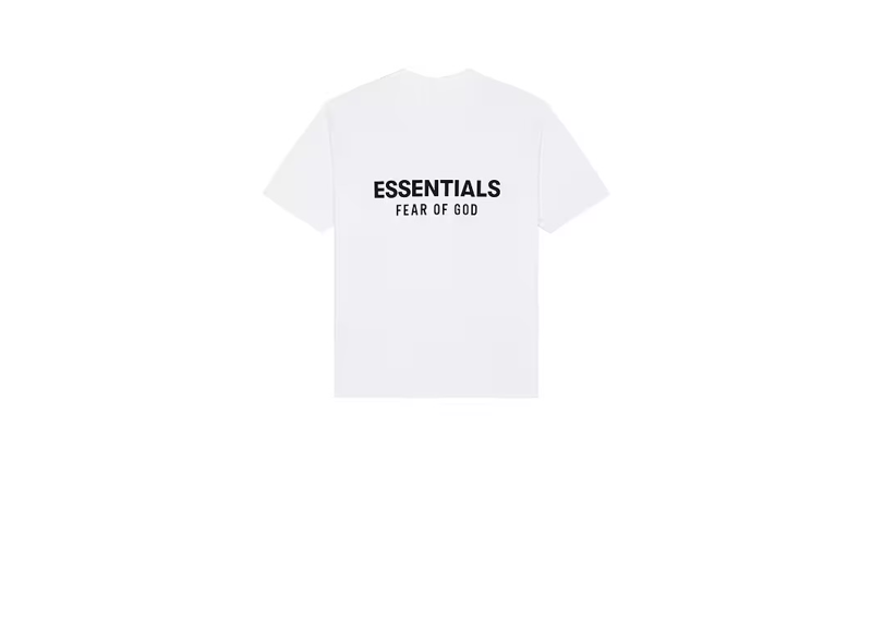 Fear of god essentials classic fit t-shirt bright white