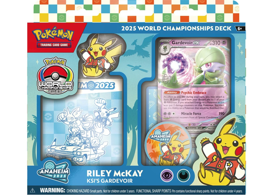 Pokemon World Champion Deck Anaheim Riley McKay KSIs Gardevoir Box