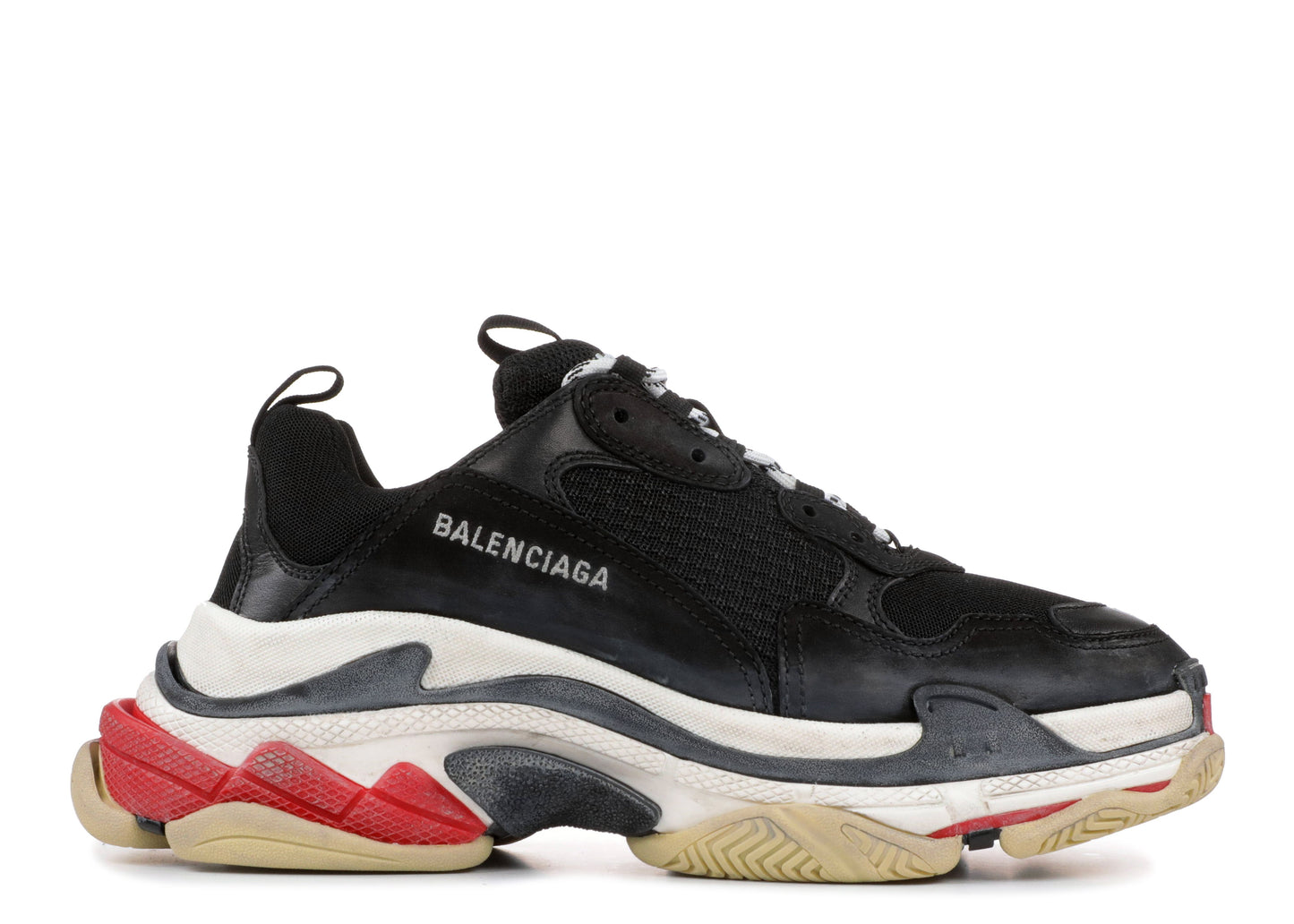 Balenciaga Triple S Sneaker Black Red 2018