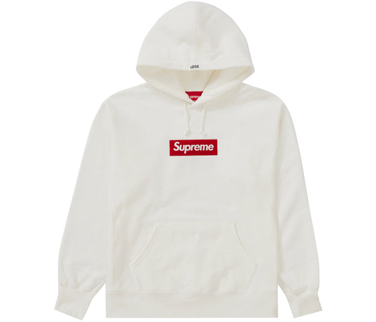 Supreme Box Logo Hooded Sweatshirt (FW21) White