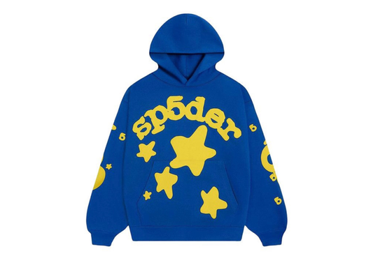 Sp5der Beluga Hoodie TC Blue