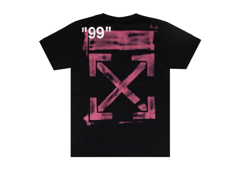 Off-White Stencil Arrow Oversized T-Shirt Black