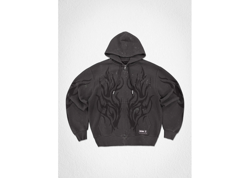 Black Shadow Flame Hoodie