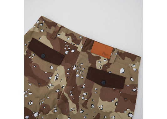 FLARE Desert Camo Pants - Stacked