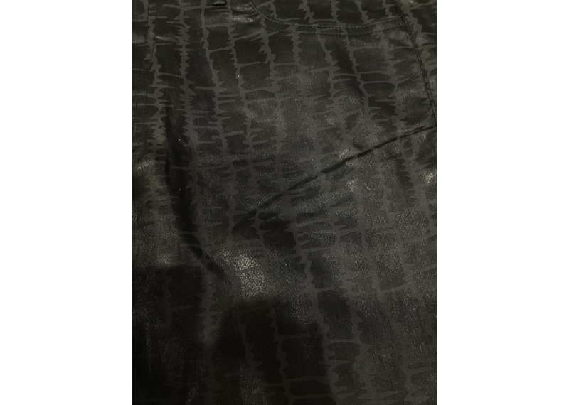 Flare Premium cracked leather pants
