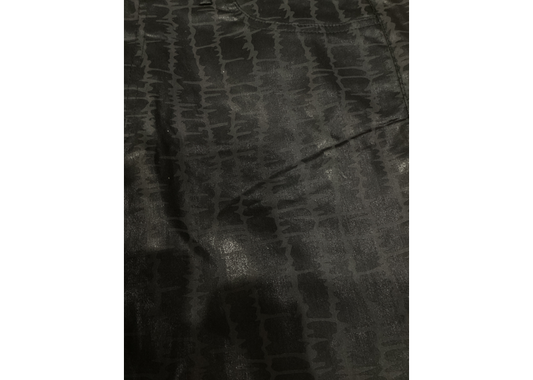 Flare Premium cracked leather pants