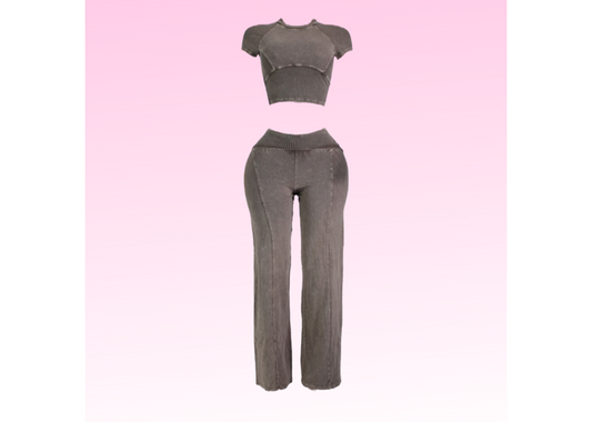 Came To Chill Set- Washed Pecan