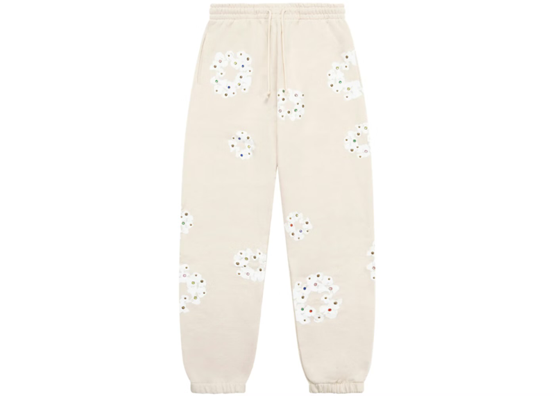 Denim Tears Rhinestone Cotton Wreath Sweatpants