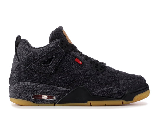 Levis x Air Jordan 4 Retro GS Black Denim