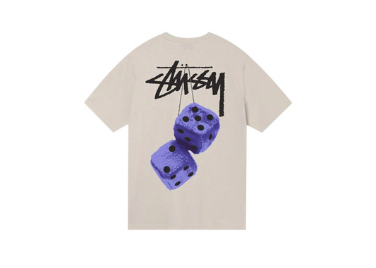 Stussy Fuzzy Dice Tee Smoke