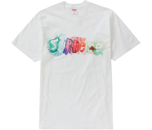 Supreme Watercolor Tee White