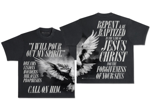 Holy Spirit Wrap Around Tee Dove