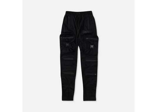 COMBAT NYLON JOGGERS BLACK