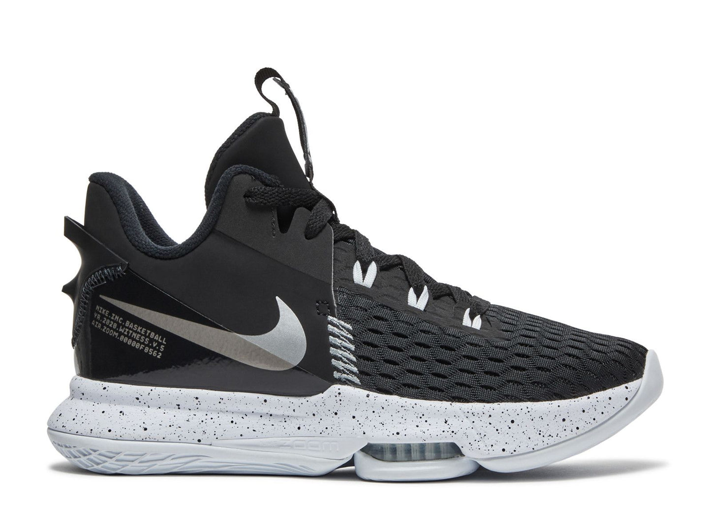 LeBron Witness 5 Black Metallic Silver