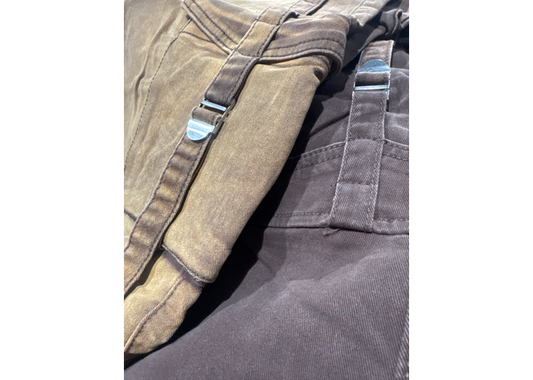 Wide Leg Brown Ombre Pants