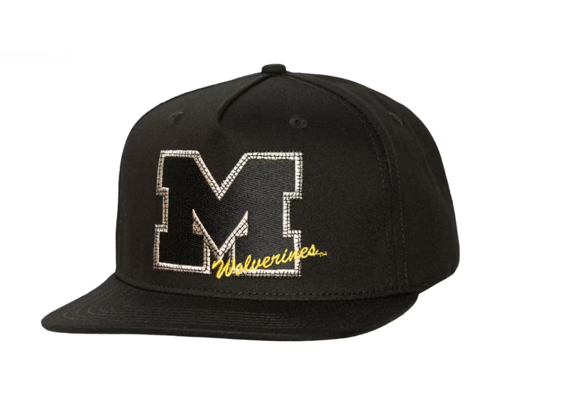 Travis Scott x Mitchell and Ness Michigan Wolverines Snapback Hat