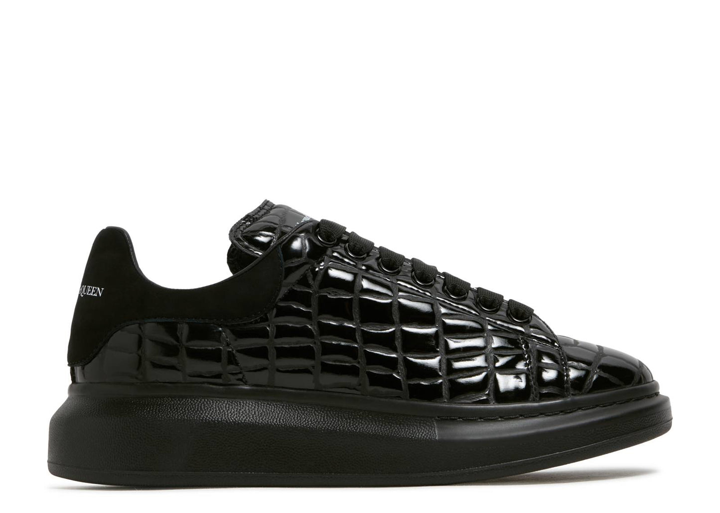 Alexander McQueen Oversized Sneaker Black Crocodile