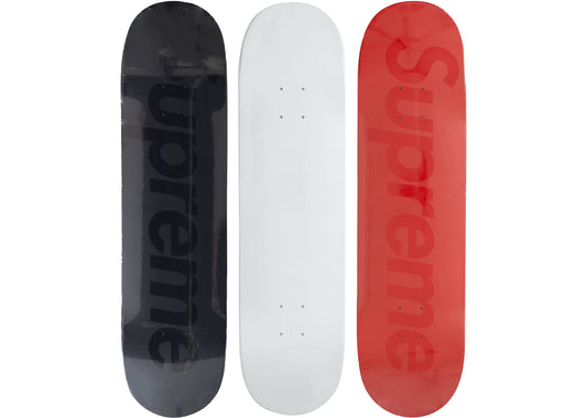 Supreme Tonal Box Logo Skateboard Deck Set Multicolor