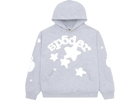 Sp5der Beluga Hoodie Grey